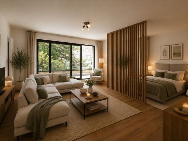 RUHIG UND DENNOCH ZENTRAL 1 ZI. WOHNUNG MIT EBK + BALKON PROV.FREI DÜSSELDORF GERRESHEIM