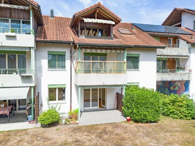 Ruhig wohnen, die Stadt vor der Haustür: 3.5 Zimmer Gartenwohnung in Aarau