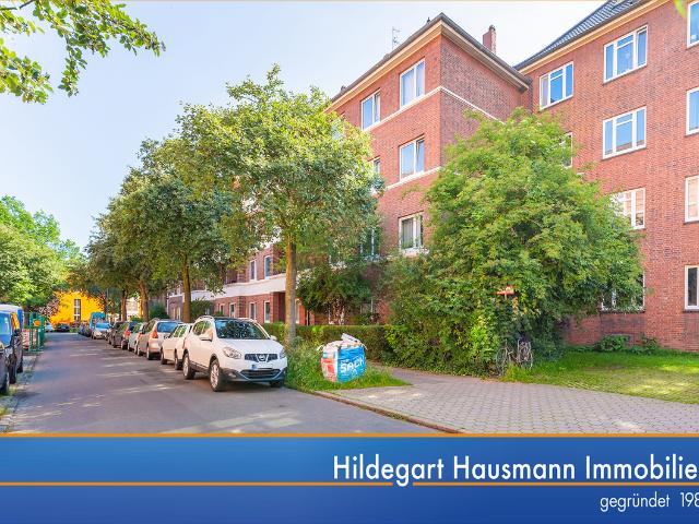 Ruhig wohnen in Bahrenfeld – 2 Zimmer mit Balkon: Hausmann Makler