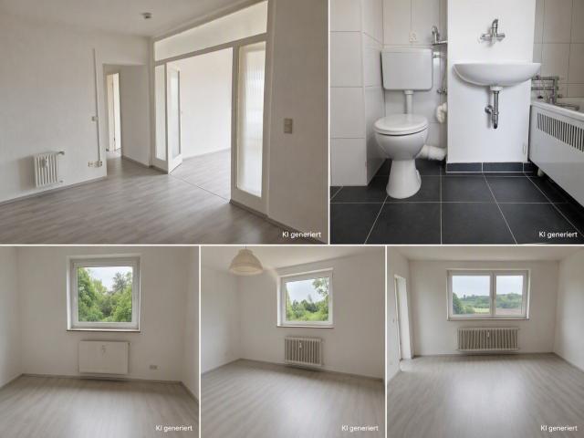 Ruhig wohnen in Grünen! 3 Zimmer Wohnung in Bergneustadt Hackenberg!