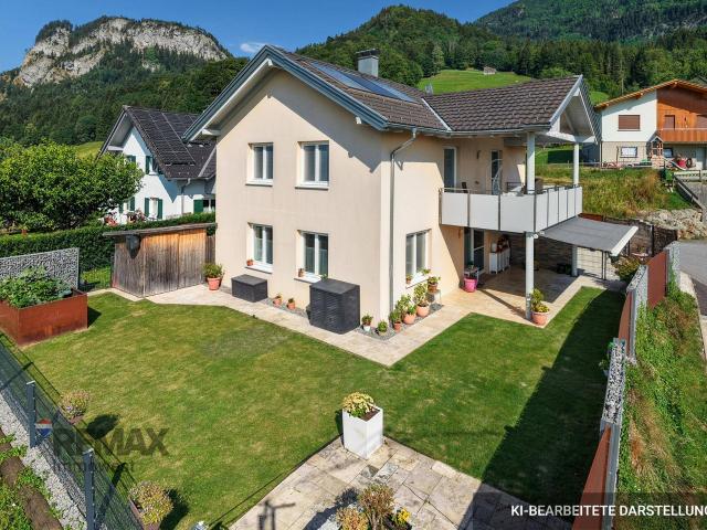 Ruhig wohnen, weit blicken, Natur direkt vor der Tür: Einfamilienhaus in Hohenems Schuttannen