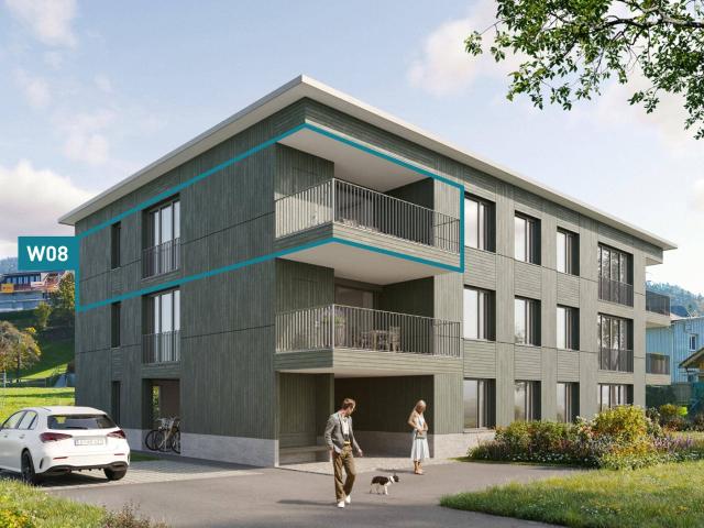 Ruhig wohnen, zentrumsnah leben. 2 Zimmer Dachgeschosswohnung W08