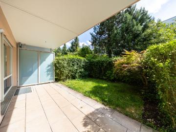 Ruhig gelegene 3 Zimmer Gartenwohnung Baujahr 2004 in Bogenhausen/Oberföhring!