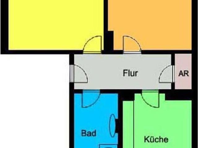 Ruhig gelegene Wohnung Tageslichtbad mit Wanne!