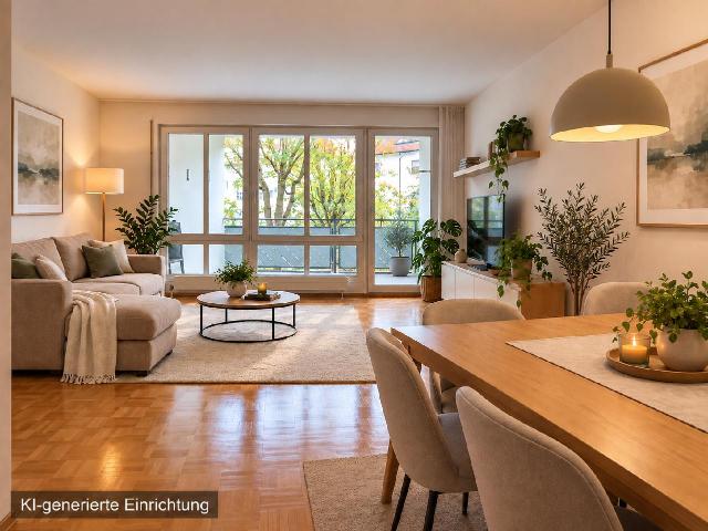 Ruhig gelegene, großzügige 3,5 Zimmer Eigentumswohnung im Zimmerer Pfad