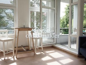 Ruhig, hell, möbliert Apartment mit Balkon und Top Anbindung zwischen Adlershof und Flughafen BER