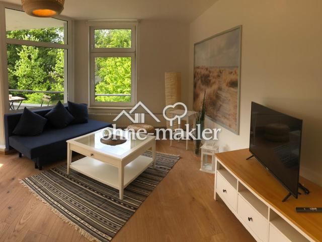 Ruhig, hell, möbliert Apartment mit Balkon und Top Anbindung zwischen Adlershof und Flughafen BER