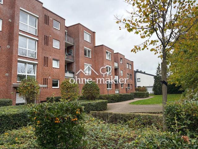 Ruhige 3 Zi. Wohnung mit Balkon, Garten & Teichblick, 89qm 2 Bäder