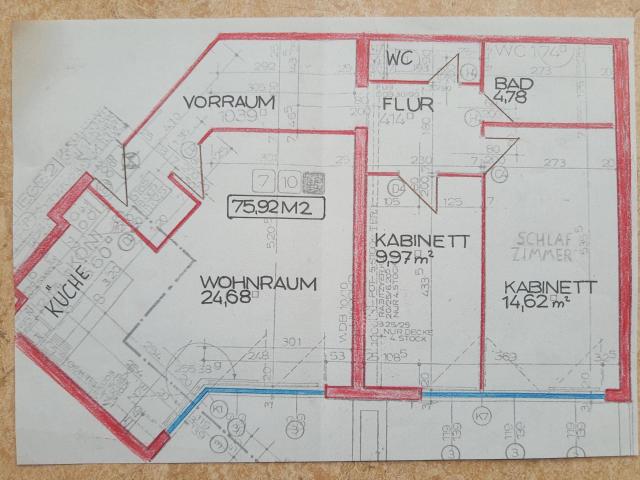 Ruhige 3 Zimmer Mietwohnung Nähe Bahnhof Wien Meidling 75 m²