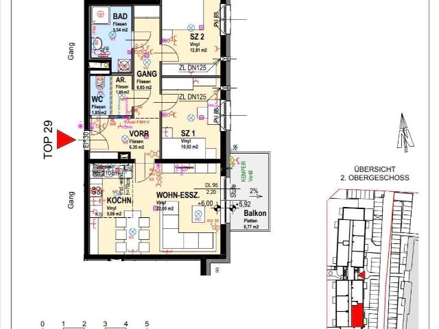 Ruhige 3 Zimmer Wohnung in der Militärsiedlung Sommerein