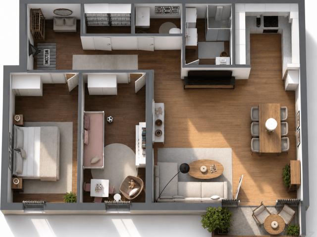 Schöne 3 Zimmer Wohnung in Graz Gösting mit sonnigem Balkon und Parkplatz