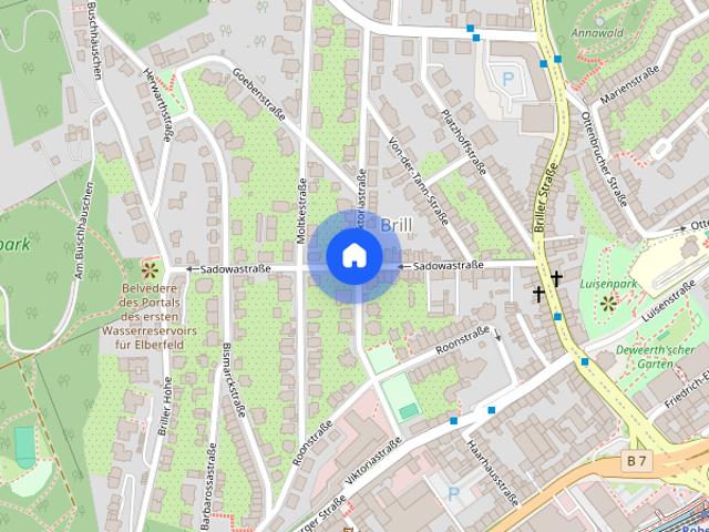 Ruhige 2 Zimmer Wohnung mit zwei Balkonen im Briller Viertel
