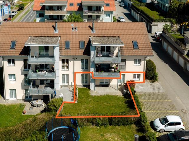 Ruhige 4½ Zimmer Gartenwohnung in familienfreundlichem Quartier