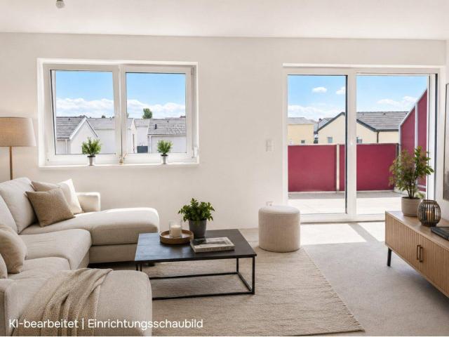 Ruhige 4 Zimmer Wohnung im ziegelmassivem Energiesparhaus | 2 Balkone, Kellerabteil & 2 Parkplätzen