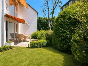 Ruhige Gartenwohnung – 2 Terrassen, Garage, provisionsfrei