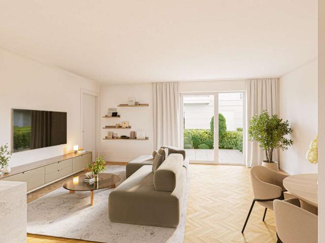 Ruhige Gartenwohnung mit 2 Zimmern im Kö Karree nur 80m von der Königsallee entfernt