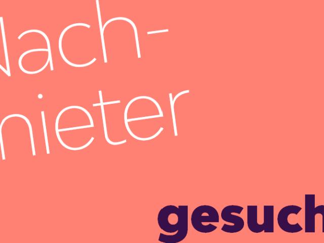 Ruhige Gegend und schöner Ausblick Wohnung sucht Nachmieter!