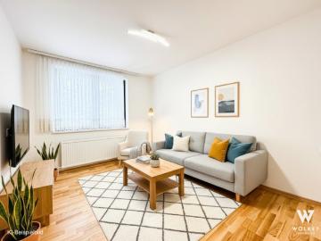 Ruhige, hochwertig renovierte Hofwohnung mit Parkplatz und Gemeinschaftsgarten | Hietzinger Bad | 62 Atzgersdorfer Straße