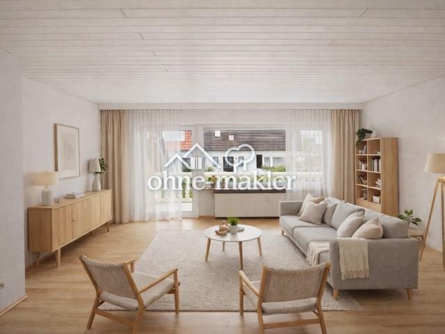 Ruhige Oase für Berufstätige: Helle 3 Zimmer Wohnung mit Südbalkon & Gigabit Internet