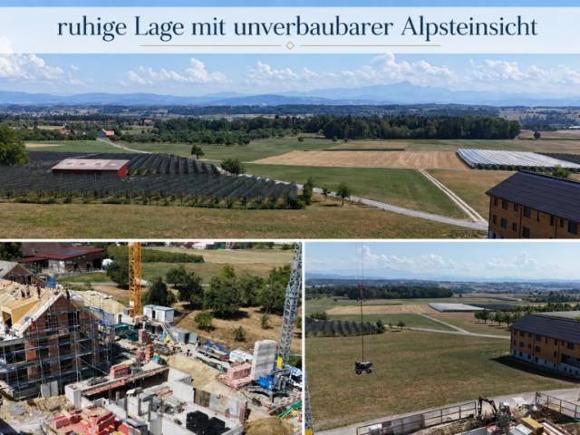 ruhige Lage und unverbaubarer Alpsteinblick Neubau 3.5 Zi. Dachwohnung
