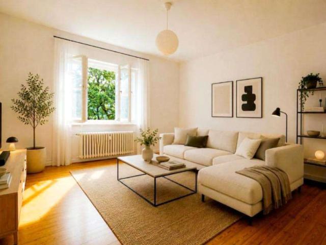 Ruhige Lage, keine Provision, 51 m2 Wohnung im 3. OG, lichtdurchflutet