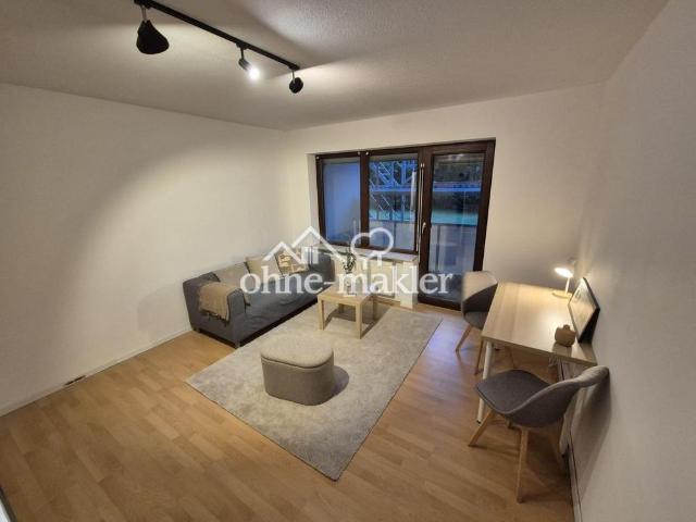 Ruhige, möblierte 1,5 Zimmer Wohnung mit Südbalkon und TG Stellplatz in Nürnberg Wetzendorf