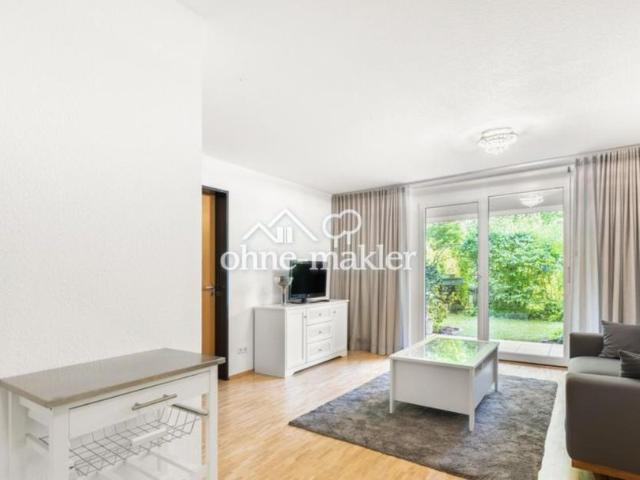 Ruhige möblierte 2 Zimmer Gartenwohnung mit Terrasse in Frankfurt Nordend West