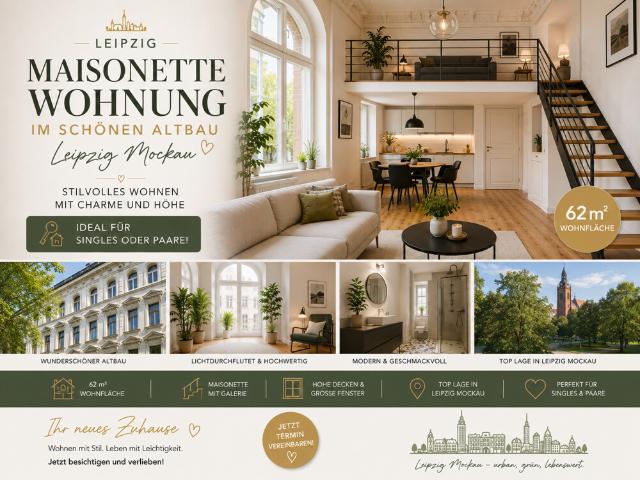 Ruhige Maisonettwohnung im Dachgeschoss sucht neuen Eigentümer