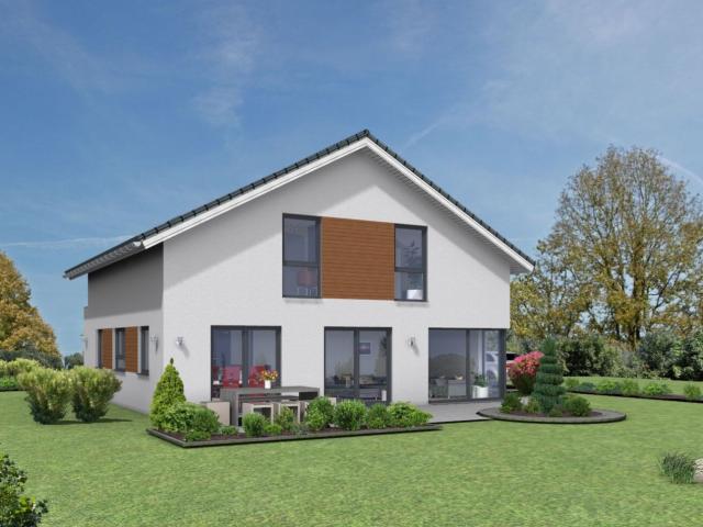 Ruhige Sackgasse: Sehr attraktives STREIF Einfamilienhaus FAMILY XL mit Holzapplikationen auf familienfreundlichem Einzelgrundstück!