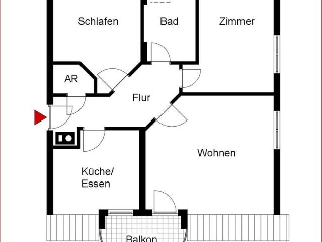 Ruhige Wohnung gesucht ? Hier ist sie, die Suche hat ein Ende