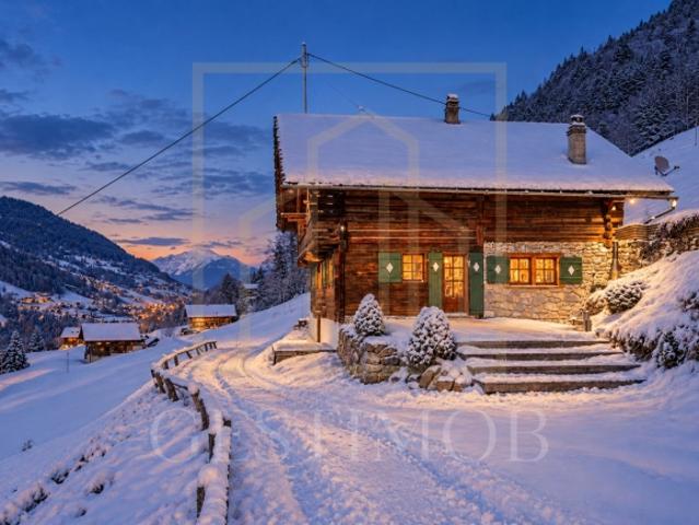 Ruhige und offene Ausblicke – Authentisches Chalet mit großem Potenzial