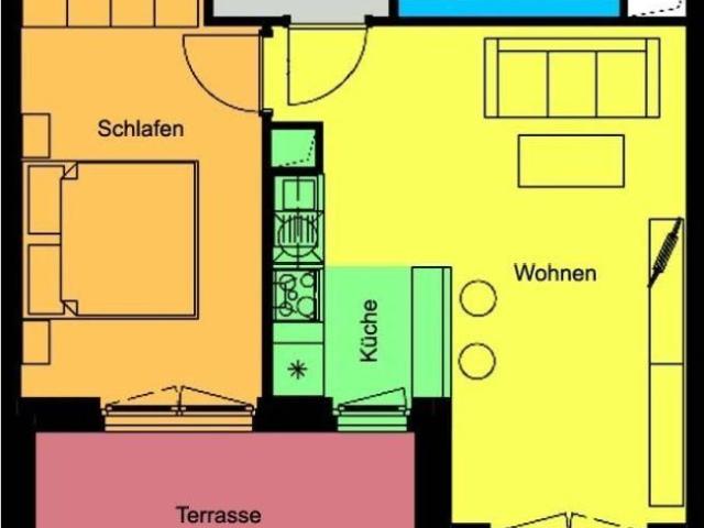 Ruhige und zentrale Wohnung mit Terrasse!