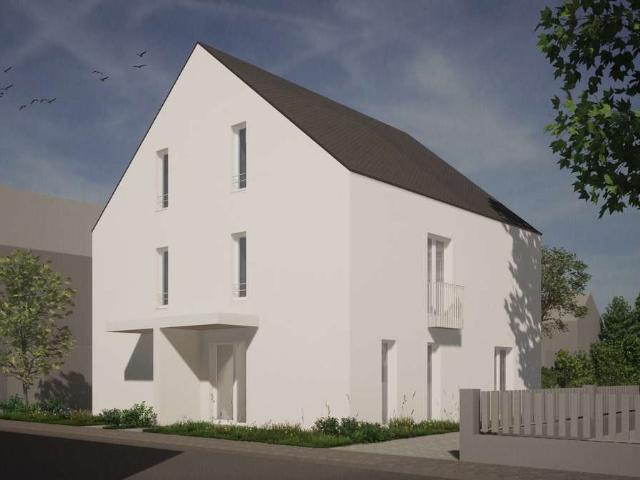 Ruhiges Grundstück mit Baugenehmigung für ein Doppelhaus
