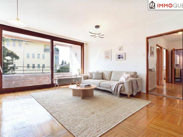 Ruhiges Wohnen nahe der Traun Sonnige 3 Zimmer Wohnung mit durchdachter Raumaufteilung, westlich ausgerichteter Loggia und kurzen Wegen zur Traun