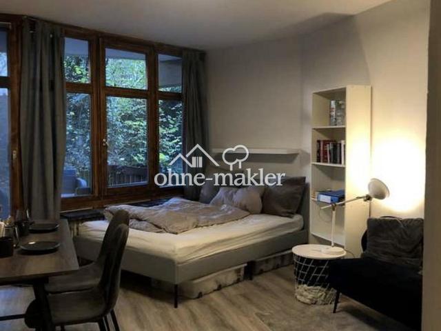 Ruhiges 1 Zimmer Apartment mit Süd Terrasse und Gartenanteil in Schwabing West – provisionsfrei