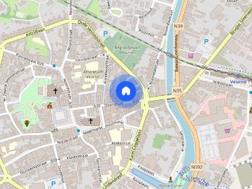 Ruim appartement te huur in Centrum VEURNE