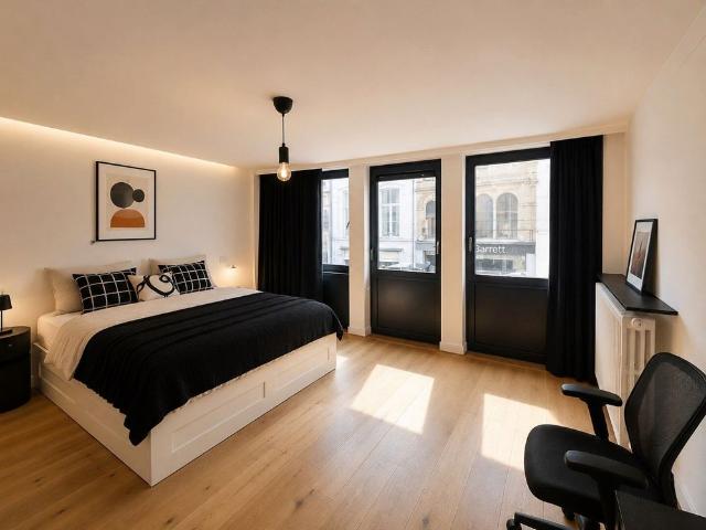 Ruim en stijlvol appartement met uniek zicht op de Kraanlei, hartje Gent