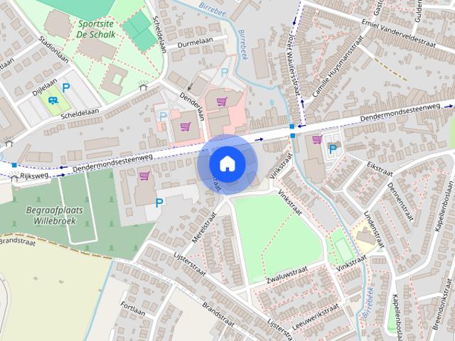 Ruim 2 slaapkamerappartement met terras en garage in Willebroek