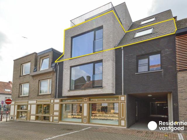 Ruim 2 slaapkamerappartement in het centrum van Oudenburg