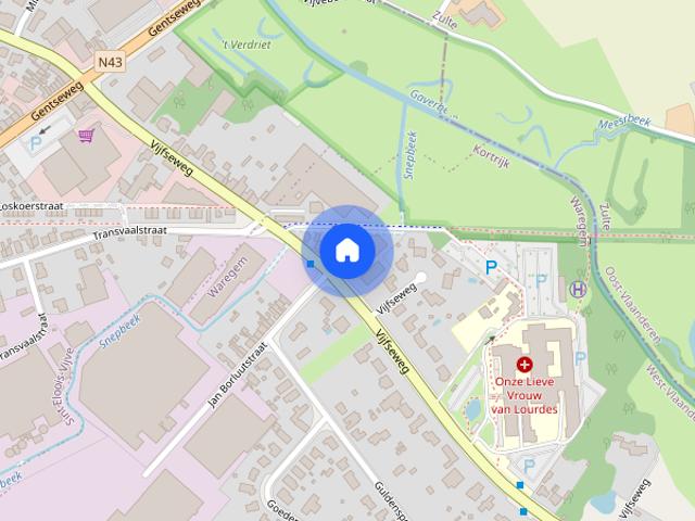 Ruime klassevolle penthouse TE HUUR in Waregem