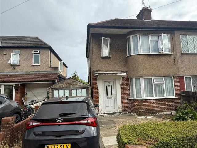 Ruislip, London HA4 3 bed semi detached house to rent £2,400 pcm £554 pw