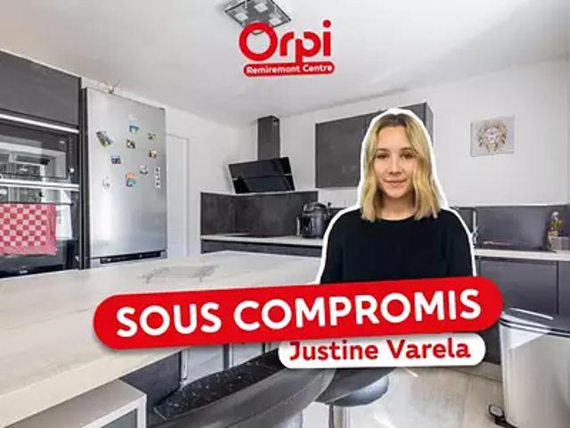 Rupt sur Moselle 88360 Achat / Vente appartement 5 pièces t5 terrasse cave