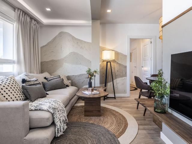 Rustic 2 Bedroom Apartment in Ríos Rosas with Terrace and Mountain Inspired Decor, Madrid Amsterdam Apartments for Rent