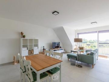 Rustig gelegen 1 slaapkamerappartement met garagebox en prachtig groen uitzicht