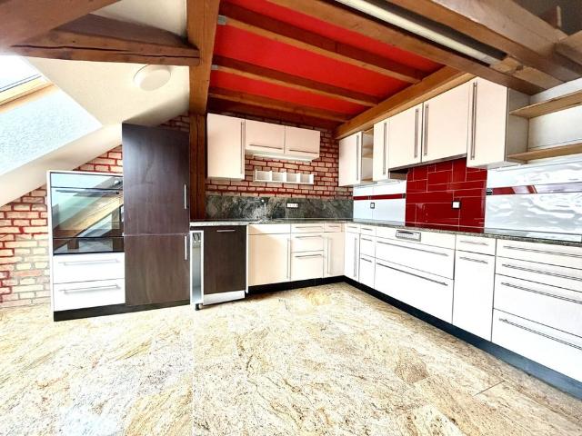 Rustikal und modern im Dachgeschoss