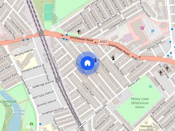 Russell Road, Mossley Hill, Liverpool, Merseyside, L18