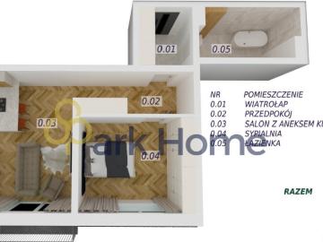 Nowoczesne 2 pokojowe mieszkanie premium z windą i klimatyzacją