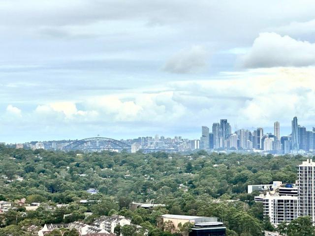 2 WEEKS FREE! Ryde Garden! Stunning Partial Furnished ONE Bedroom + Study Apartment With Harbour Bridge View For Rent!