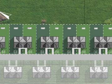 Nowoczesny bliźniak 83 m2 w stanie deweloperskim, 2 miejsca