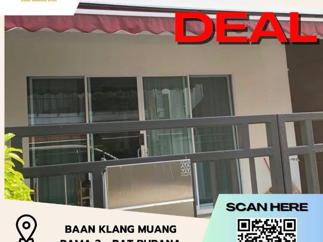 #S5862 ให้เช่า Baan Klang Mueng Rama3 Rat Burana